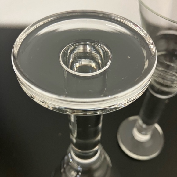 Modern Style Cocktail/Liquor Thick Stem Small Glass Set of 2 - Picture 3 of 5